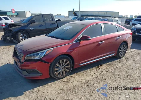 2016 Hyundai Sonata Sport из США, поврежденный, VIN 5NPE34AF7GH425218